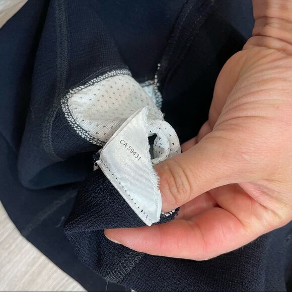 Marccain Navy Bandage Bodycon Dress slim Fit Knee Leng sz M - Picture 5 of 5